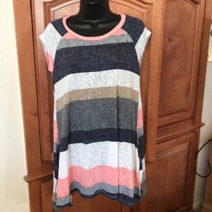Eloges Striped Lightweight Dress with Pockets